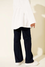 Kemerli Palazzo Kot Pantolon