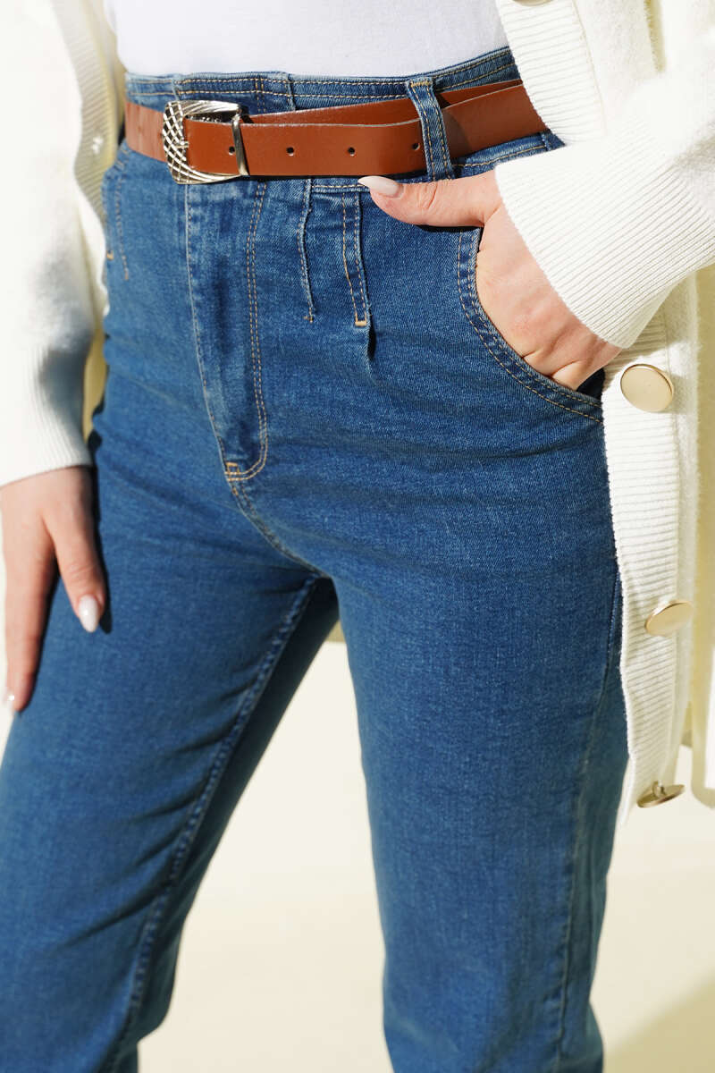 Kemerli Palazzo Kot Pantolon