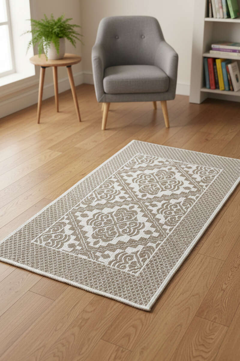 Kendinden Kabartma Desenli Kilim Asorti 2
