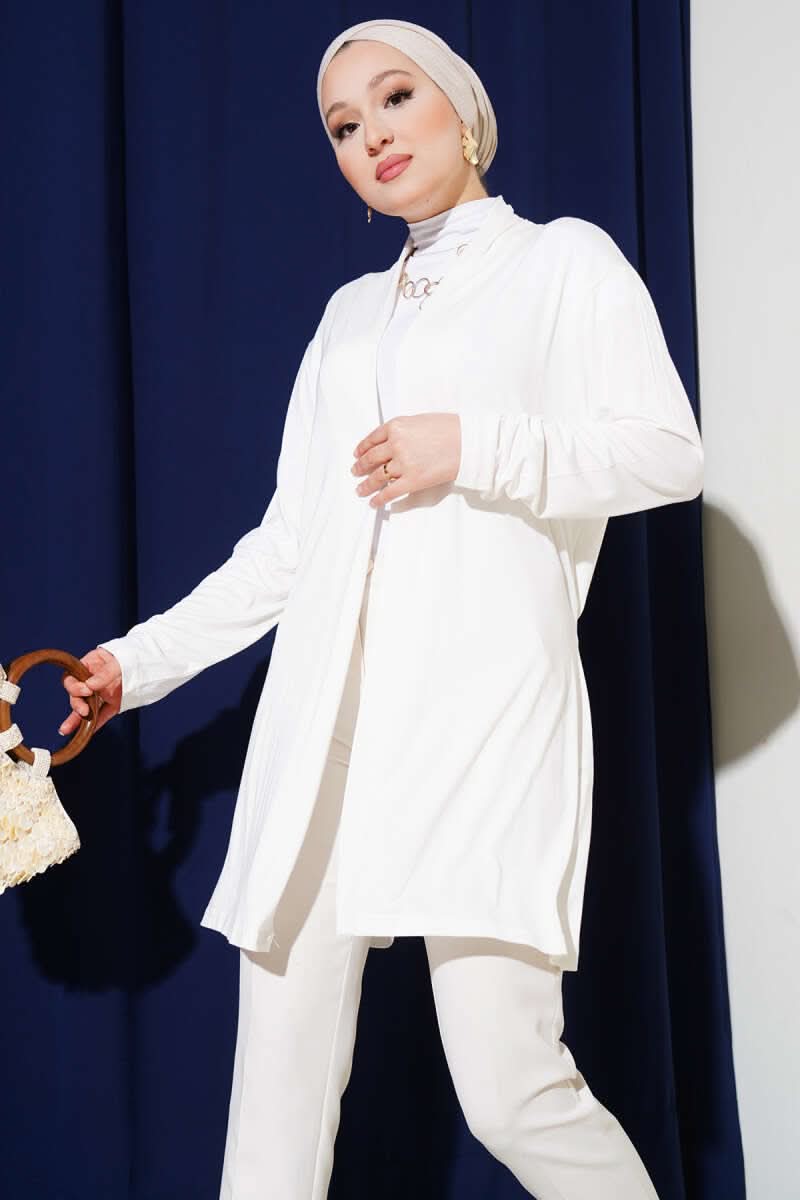 Self Belted Basic Cardigan