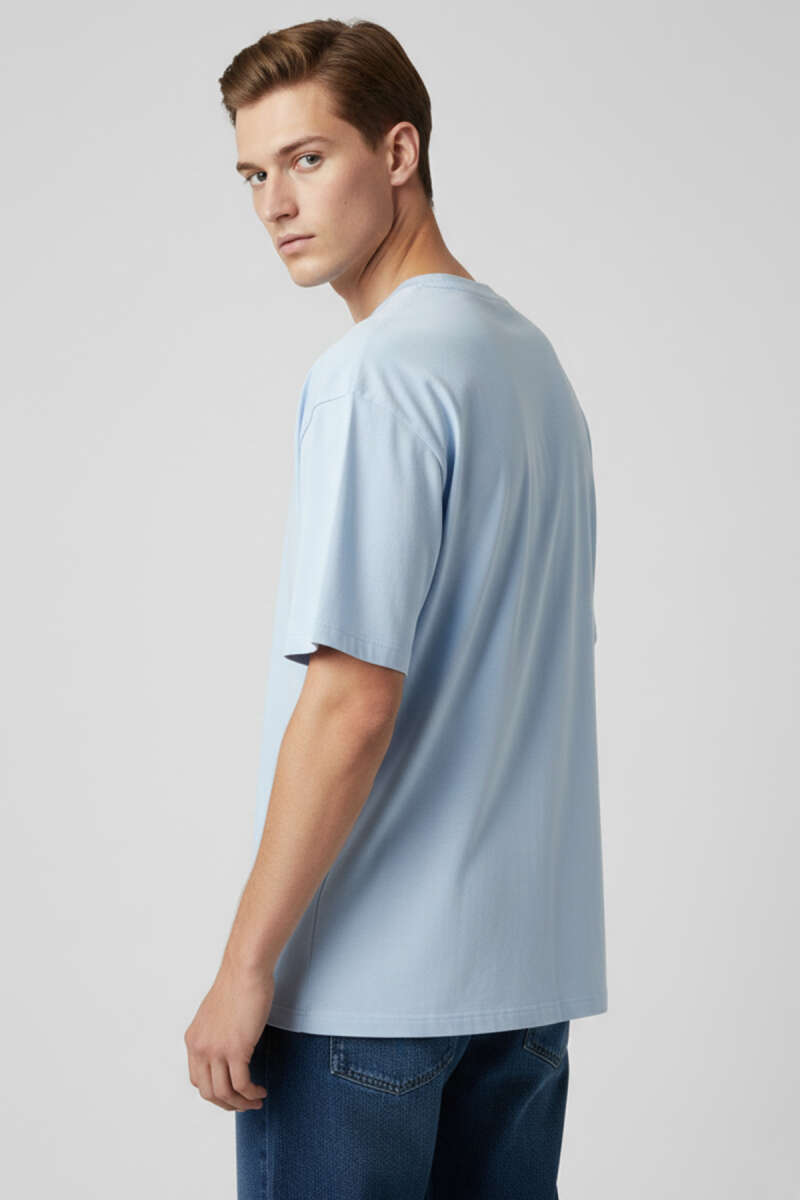 Kısa Kollu Oversize Erkek Tişört