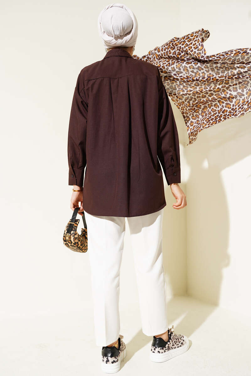 Klasik Yaka Cepli Gömlek