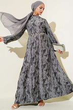 Patterned Long Dress
