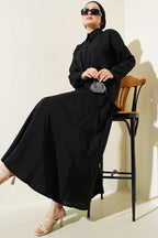 Skirted Double Set With Tyre Detailed Skirt
