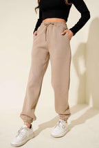 Lastikli Üç İplik Jogger Pantolon
