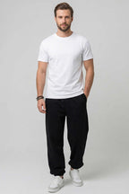 Lazer Kesim Basic Erkek T-shirt