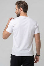 Lazer Kesim Basic Erkek T-shirt