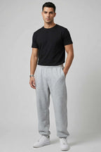 Lazer Kesim Basic Erkek T-shirt Siyah