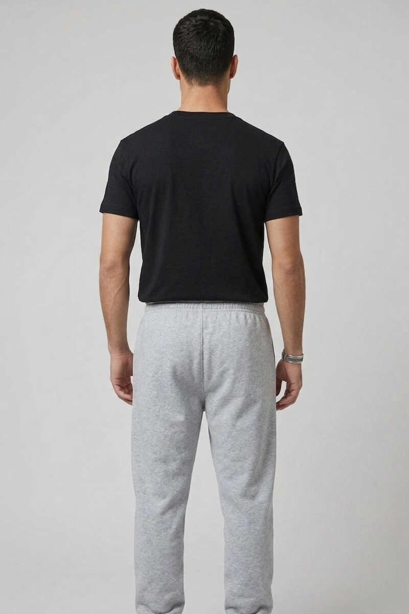 Lazer Kesim Basic Erkek T-shirt Siyah