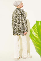 Leopar Desenli Triko Tunik