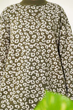 Leopar Desenli Triko Tunik