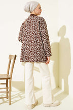 Leopar Desenli Triko Tunik