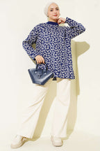 Leopar Desenli Triko Tunik