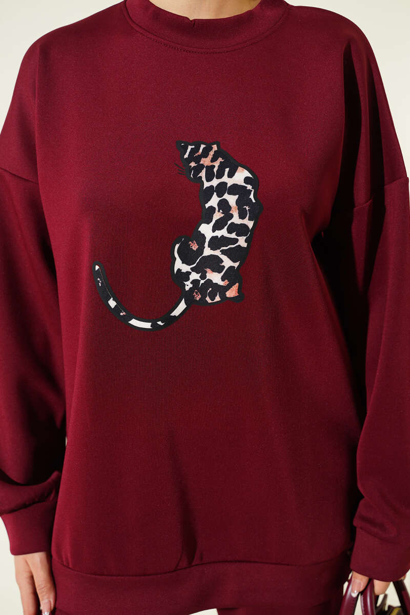Leopar Figürlü Scuba İkili Takım