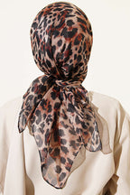 Leopar Serisi Cotton Eşarp Asorti 10