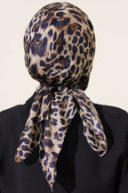 Leopar Serisi Cotton Eşarp Asorti 12