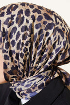 Leopar Serisi Cotton Eşarp Asorti 12