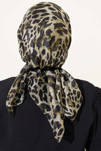 Leopar Serisi Cotton Eşarp Asorti 3