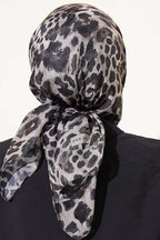Leopar Serisi Cotton Eşarp Asorti 5