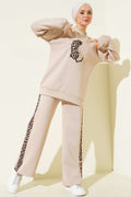 Leopard Stripe Scuba Double Set