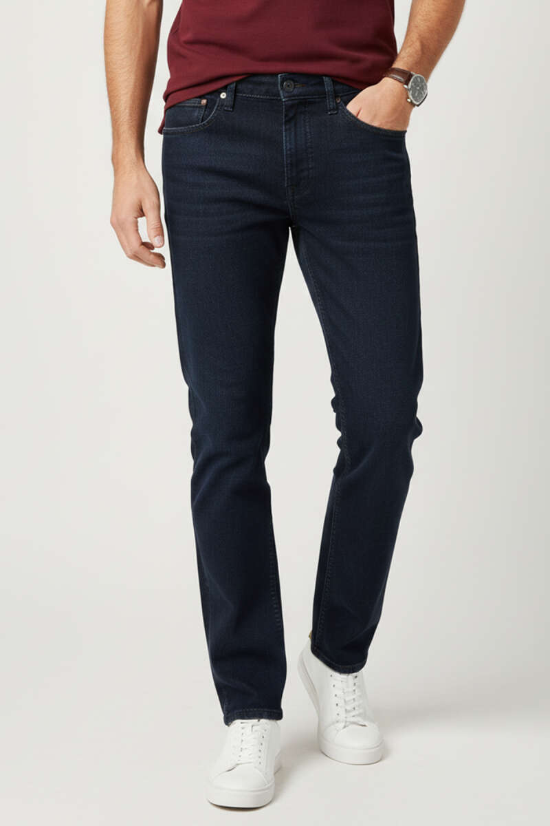 Likralı Dar Paça Basic Erkek Kot Pantolon