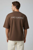 Lost Control Baskılı Erkek T-shirt