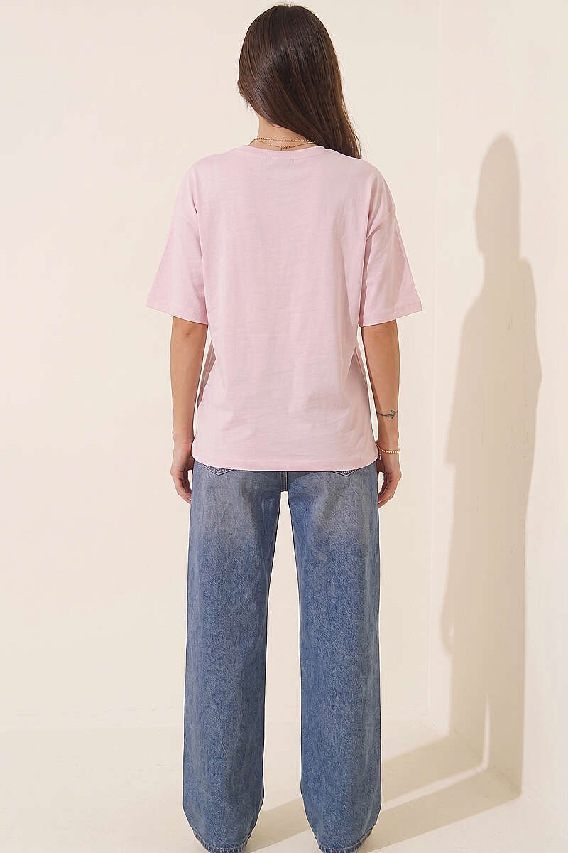Love Baskılı T-shirt