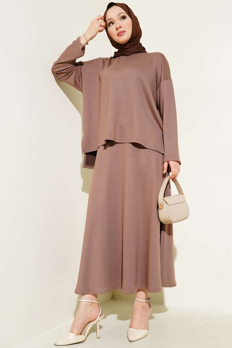 Loyşa Basic Tunik Etek İkili Takım