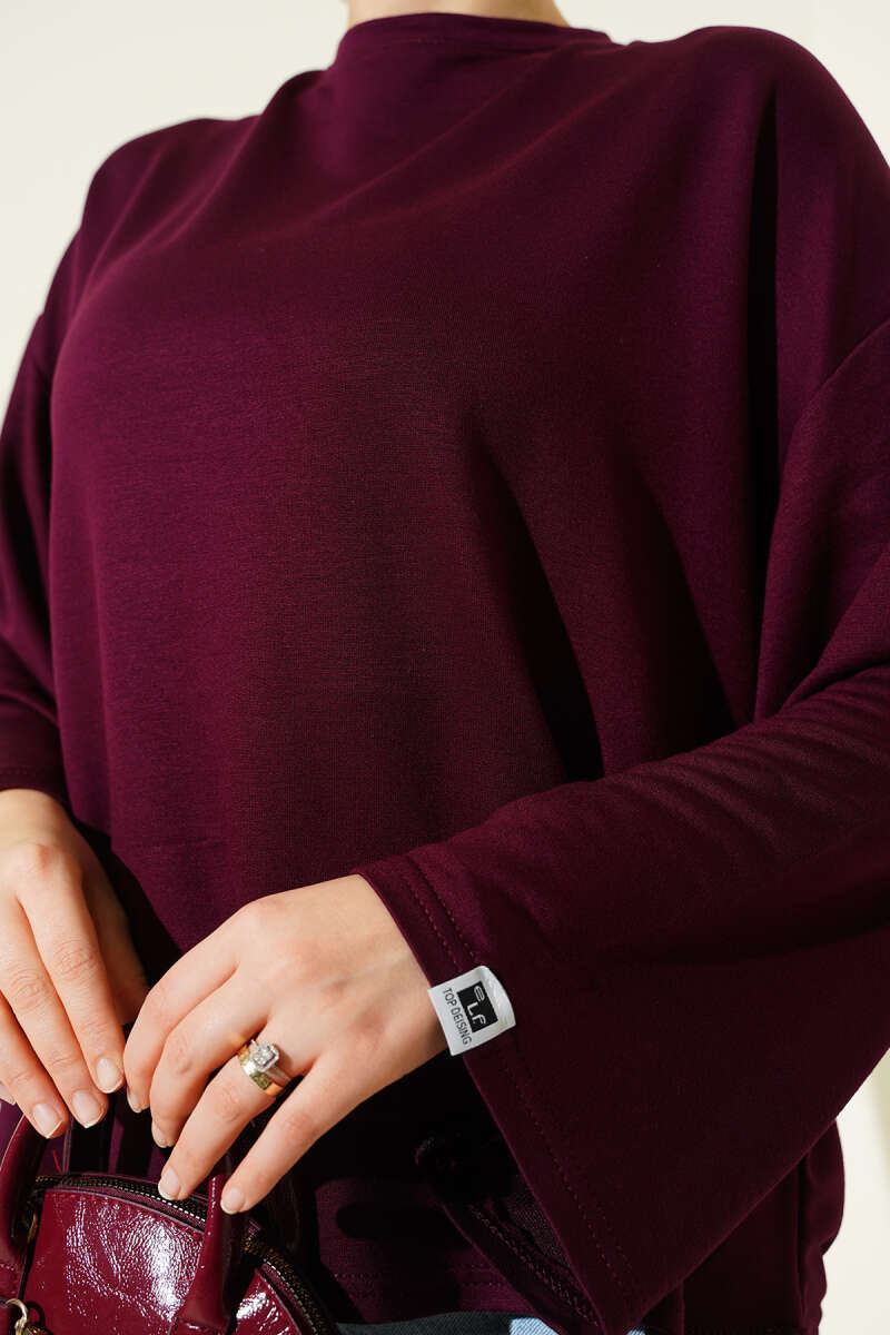 Loyşa Bilek Armalı Basic Bluz