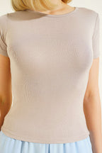 Loyşa Bisiklet Yaka T-shirt