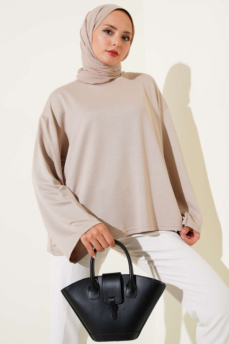 Loyşa Düşük Omuz Basic Tunik