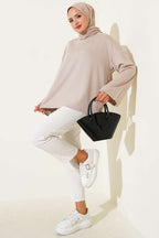 Loyşa Düşük Omuz Basic Tunik