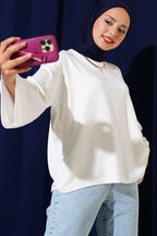Loyşa Düşük Omuz Basic Tunik