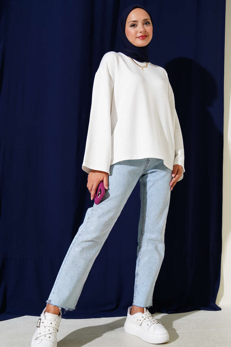 Loyşa Düşük Omuz Basic Tunik