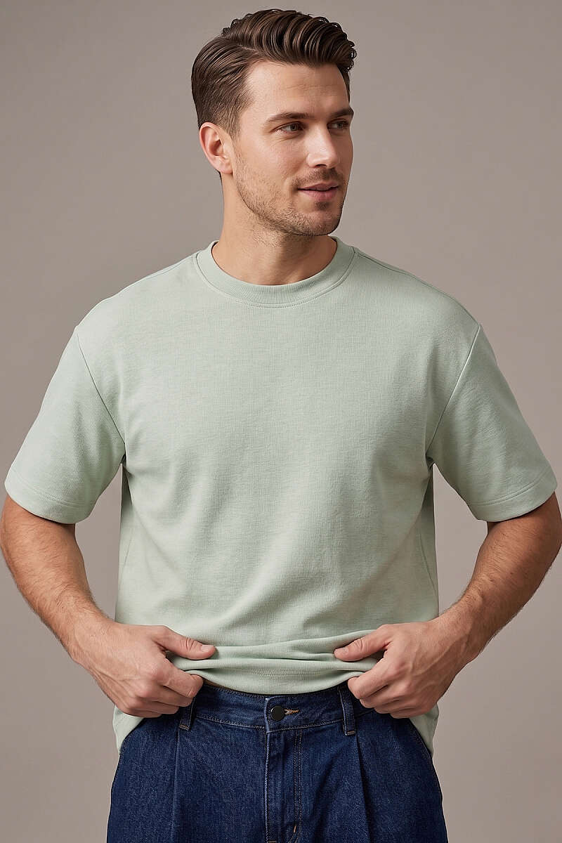 Loyşa Erkek Basic T-shirt Mint