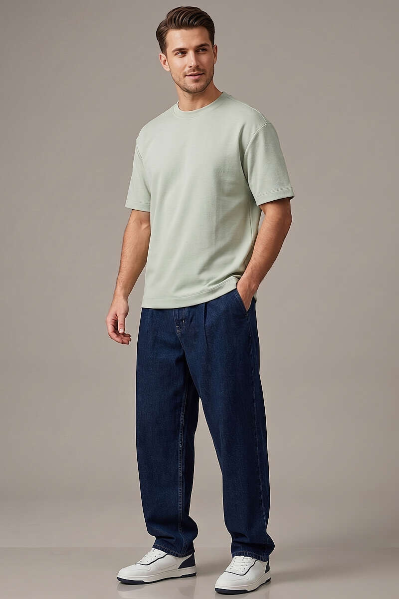 Loyşa Erkek Basic T-shirt Mint