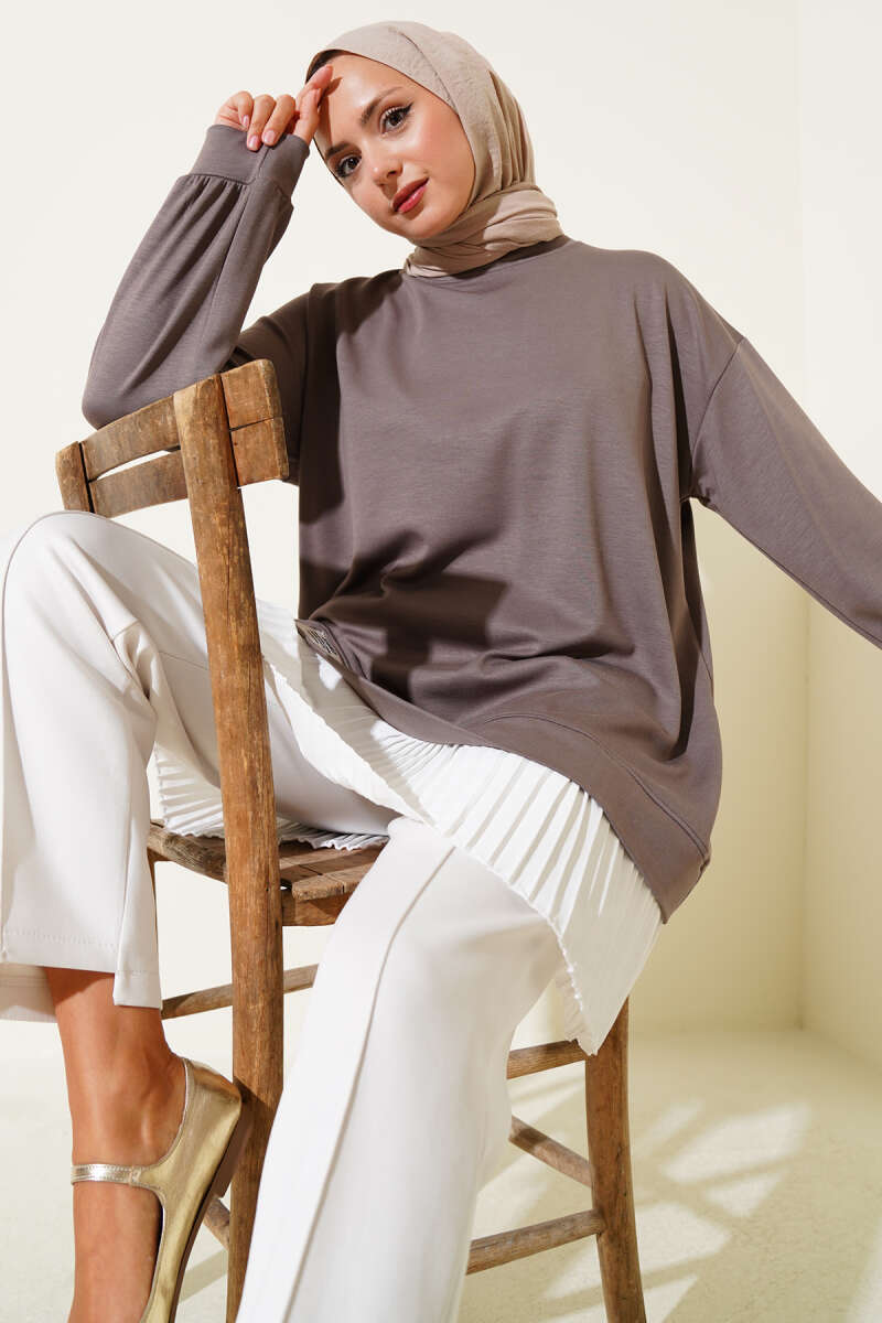 Lyocell Pleated Tunic