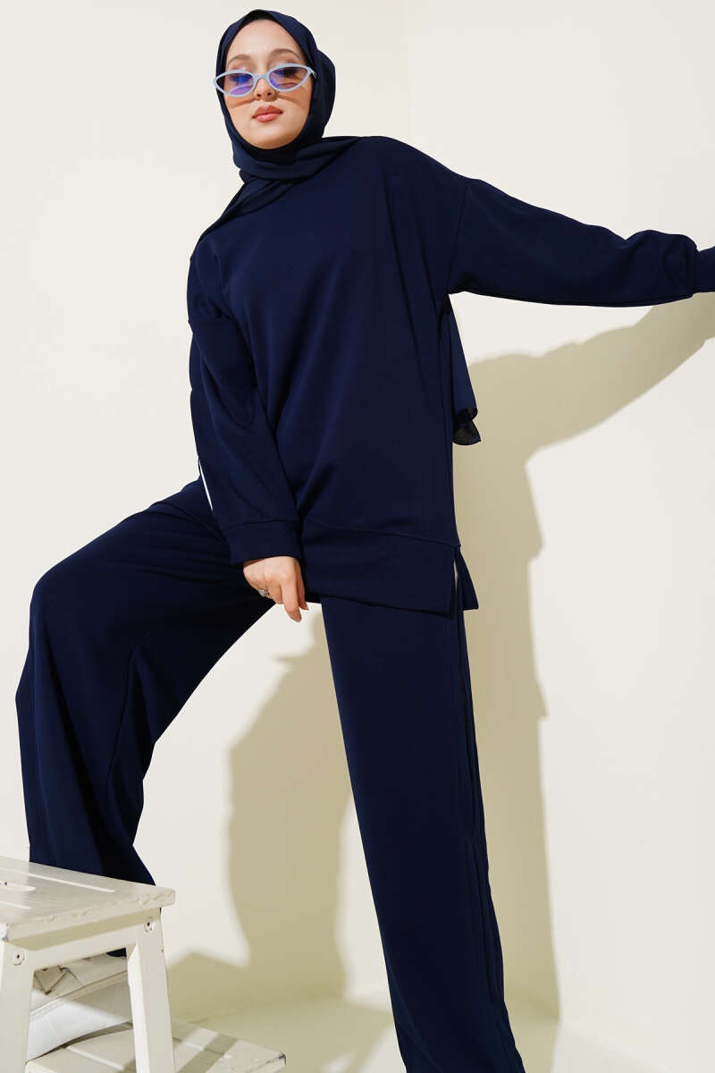 Lyocell Garni Striped Double Set