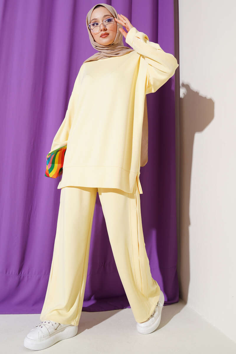 Lyocell Garni Striped Double Set