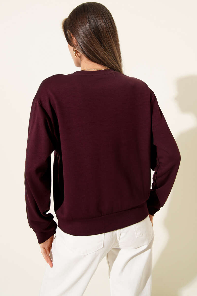 Loyşa Kol Detaylı Sweatshirt