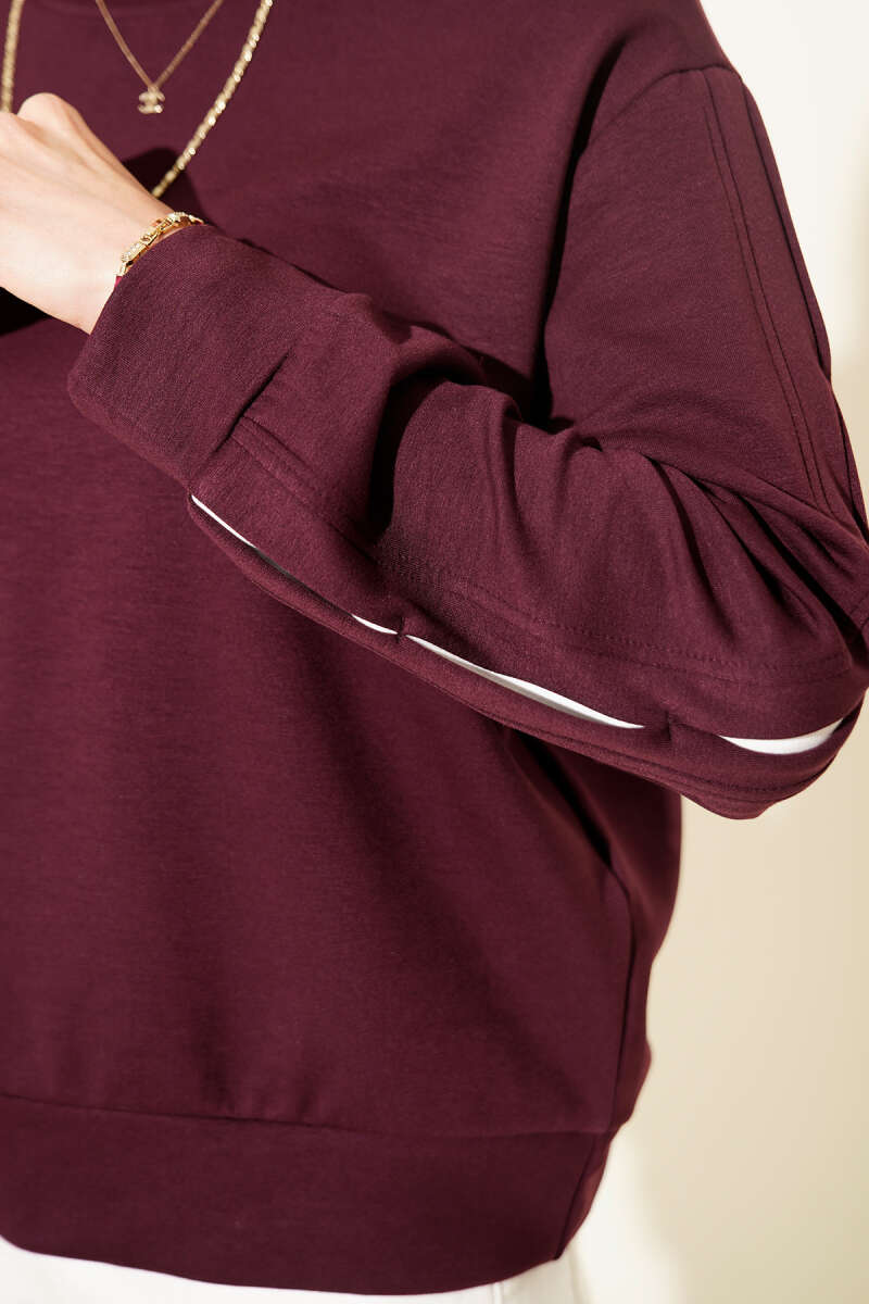 Loyşa Kol Detaylı Sweatshirt