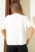 Loyşa Omuz Dikişli T-shirt