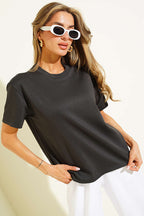 Loyşa Omuz Dikişli T-shirt