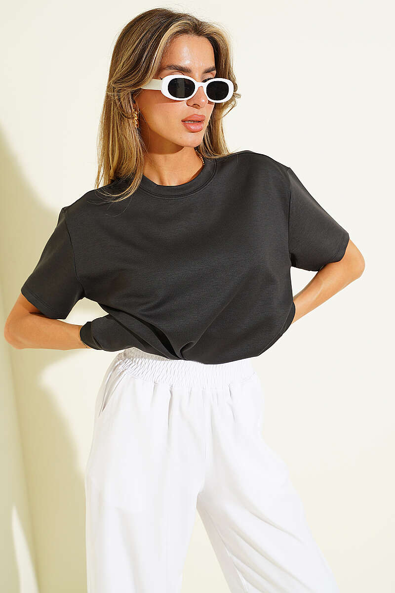 Loyşa Omuz Dikişli T-shirt