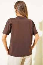 Loyşa Omuz Dikişli T-shirt
