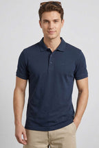 Loyşa Polo Yaka Erkek T-shirt Lacivert