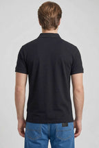 Loyşa Polo Yaka Erkek T-shirt Siyah