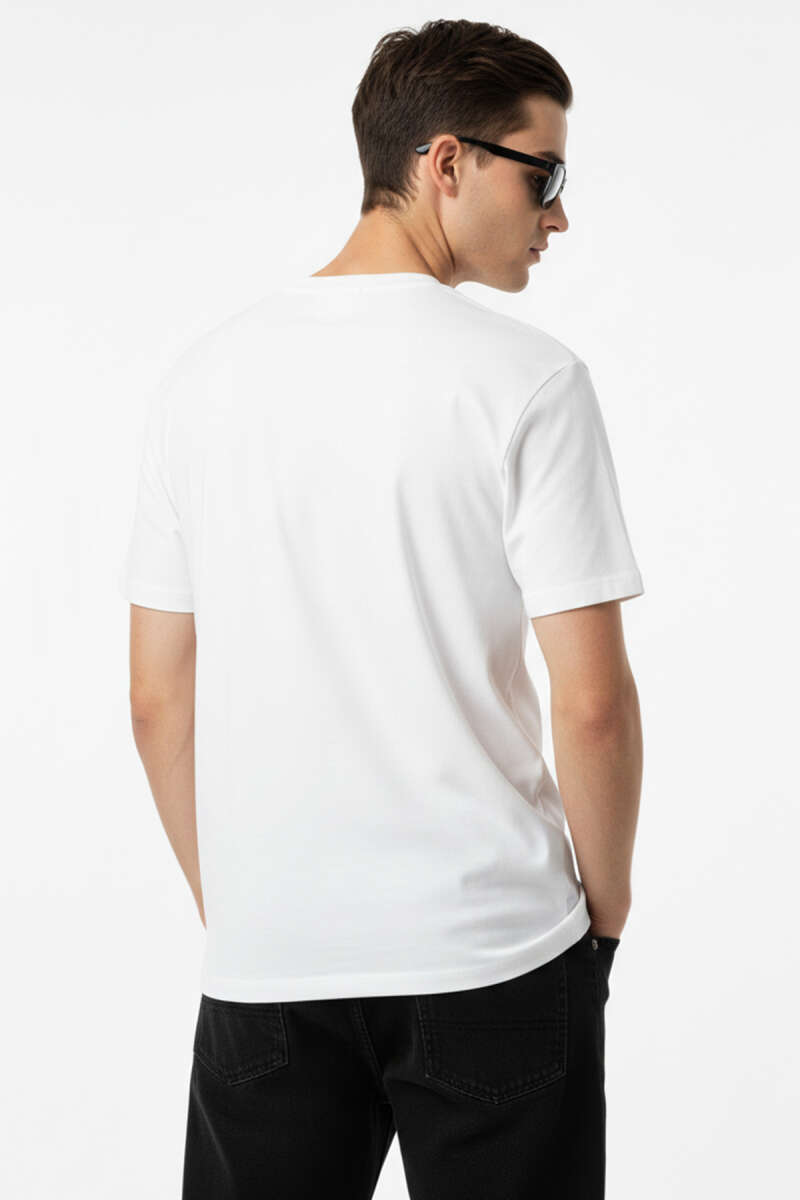 Loyşa Yaka Logolu Erkek T-shirt