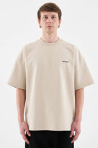 Machinist Nakışlı Oversize Erkek T-shirt