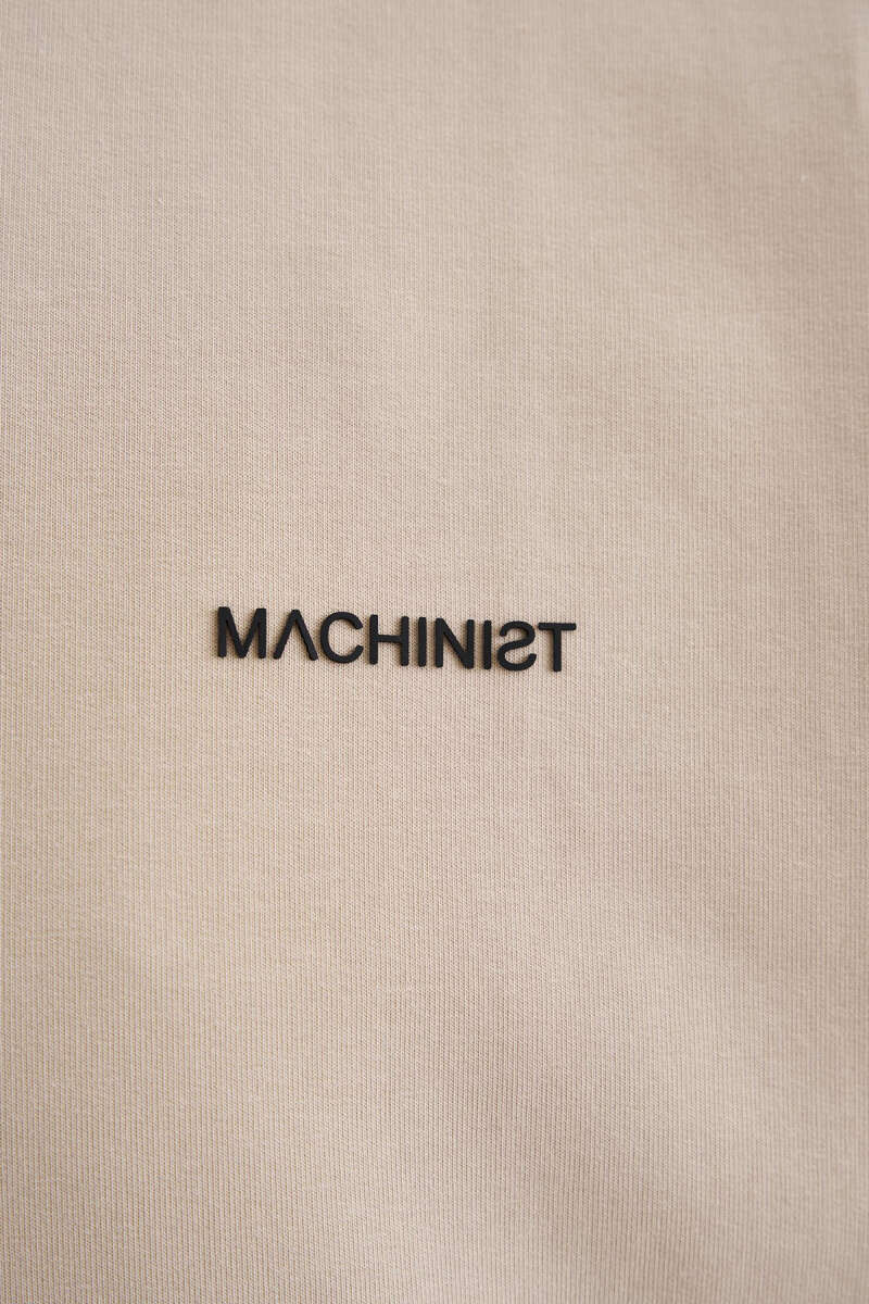 Machinist Nakışlı Oversize Erkek T-shirt